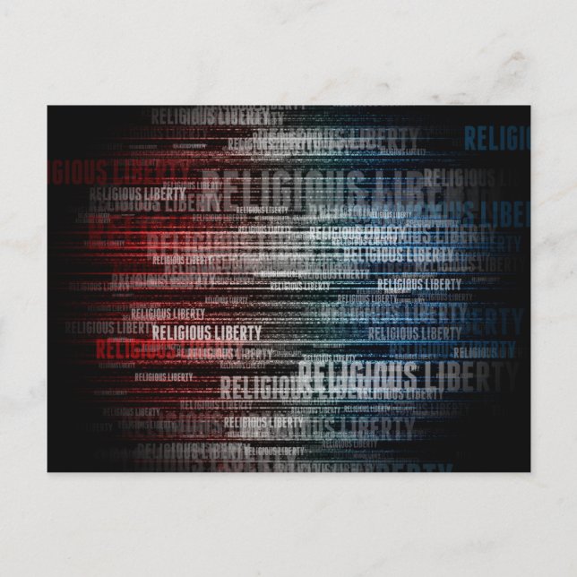 Carte Postale Liberté religieuse (Devant)