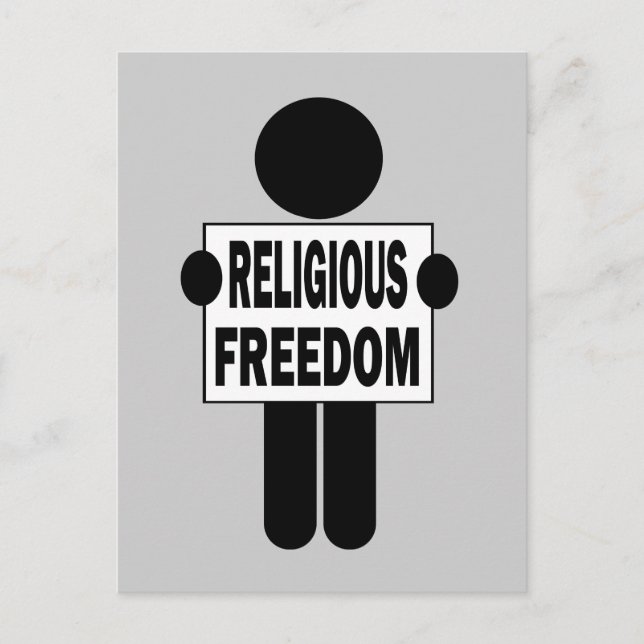 Carte Postale Liberté religieuse (Devant)