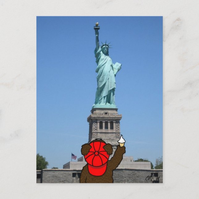 Carte postale 'Liberty Bear' NY (Devant)