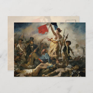 Carte Postale Liberty Leading the People (28 juillet 1830) Postc