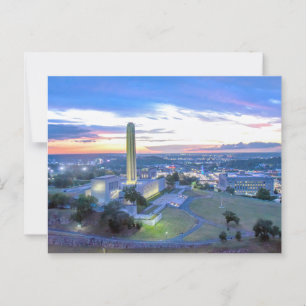 Carte Postale Liberty Memorial au coucher du soleil, Kansas City