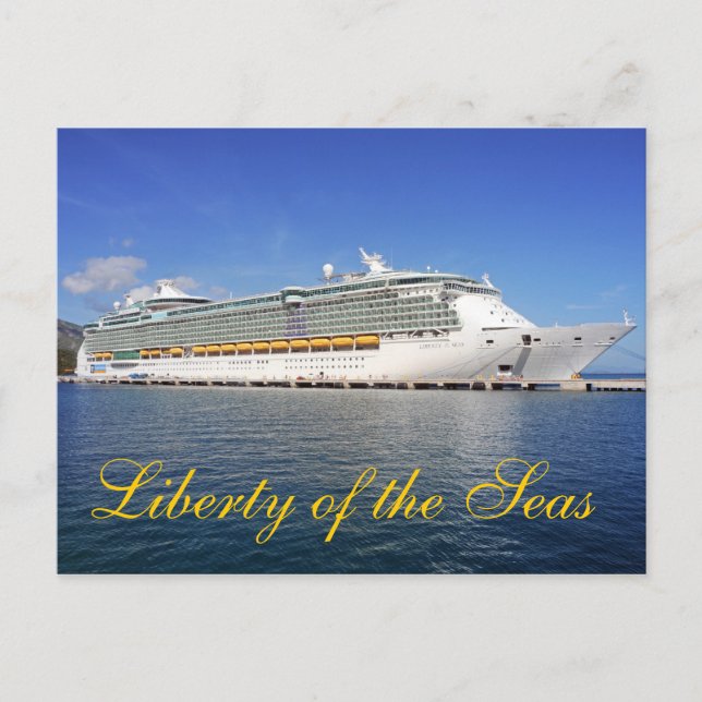 Carte Postale Liberty of the Seas - Royal Caribbean Cruise Lines (Devant)