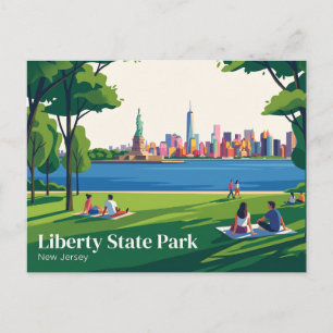 Carte Postale Liberty State Park États-Unis