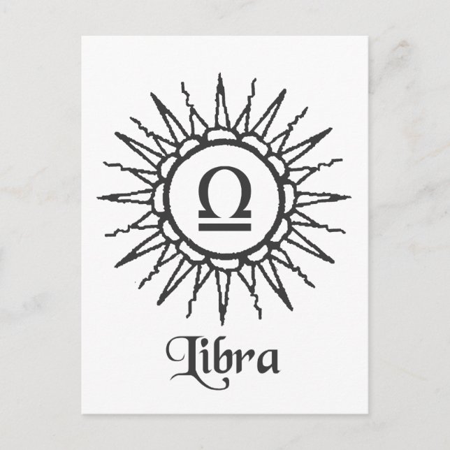 Carte Postale Libra (Devant)