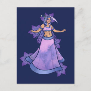 Carte Postale Libra Sword Belly Dancer