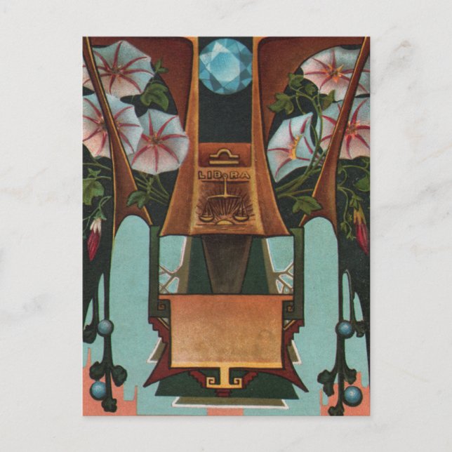 Carte Postale Libra - Zodiac (Devant)