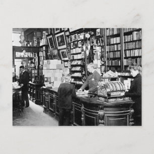 Carte Postale Librairie de Copenhague, 1899