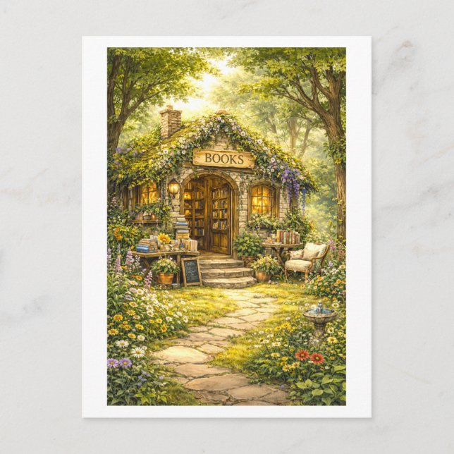 Carte Postale Librairie de la Forêt (Devant)