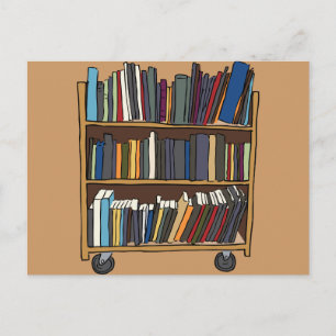 Carte Postale Library Books