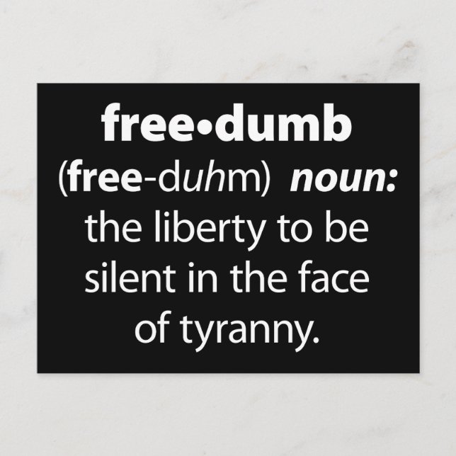 Carte Postale Libre (Devant)