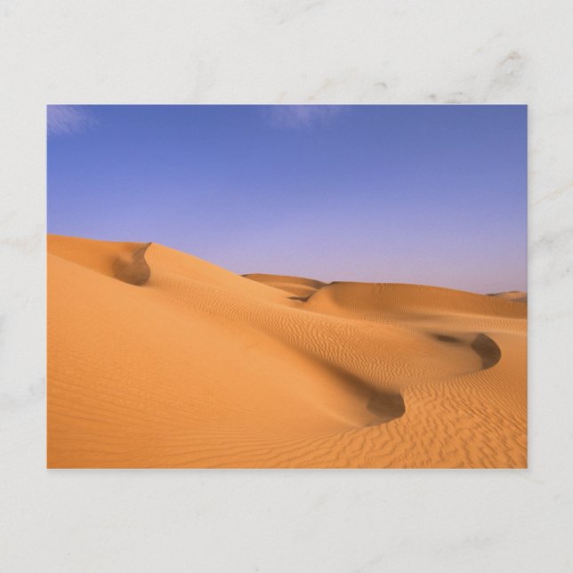 Carte Postale Libye, Fezzan, désert du Sahara, Erg Murzuq, Sable (Devant)