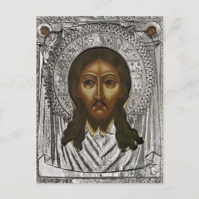 Carte Postale L'icône chrétienne orthodoxe mandylion (Devant)