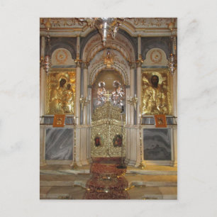 Carte Postale L'iconostase, église des Métamorphes, Syros