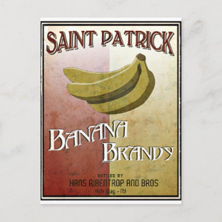 Carte Postale licor de Banana