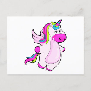 Carte Postale Licorne en vol