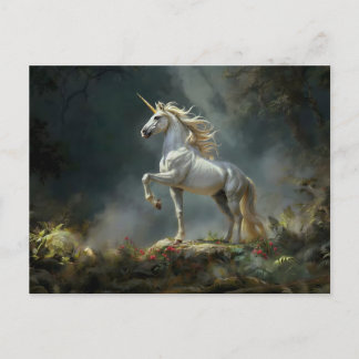 Carte postale licorne magnifique