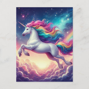 Carte Postale Licorne Mignonne
