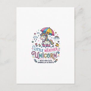 Carte Postale Licorne Petit Temps Licorne Tendance Chemise Graph