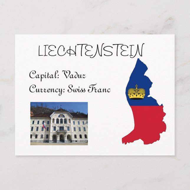 Carte Postale Liechtenstein (Devant)