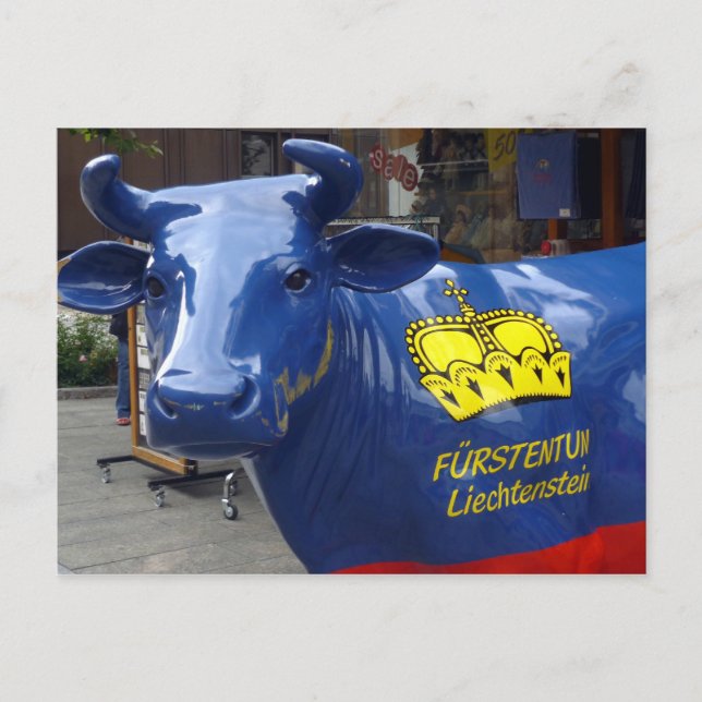 Carte Postale liechtenstein bull (Devant)