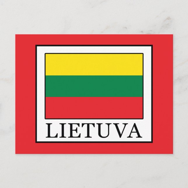 Carte Postale Lietuva (Devant)