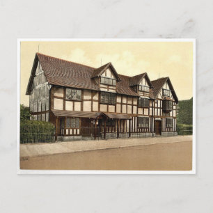 Carte Postale Lieu de naissance de Shakespeare, Stratford-on-Avo