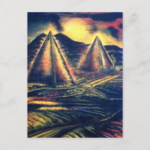 Carte Postale Lieu De Repos, Pyramides
