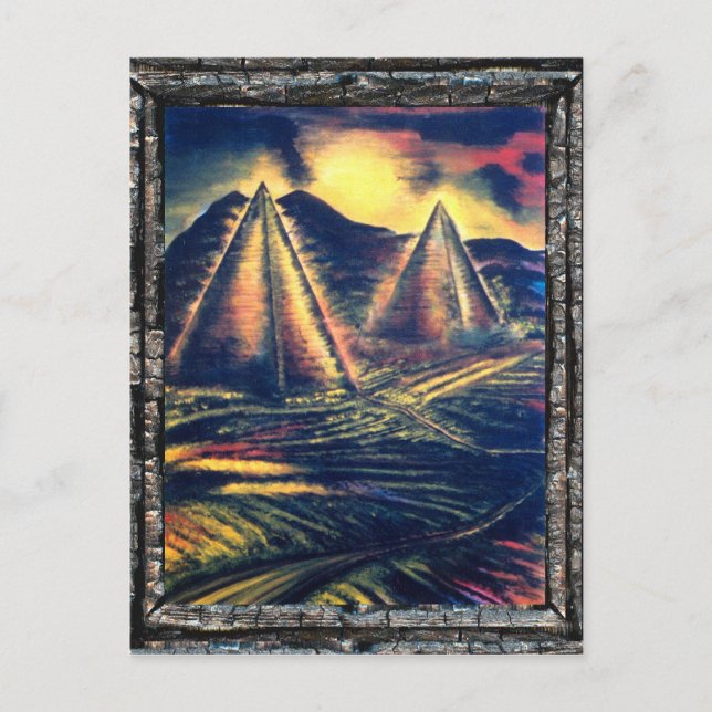 Carte Postale Lieu De Repos, Pyramides (Devant)