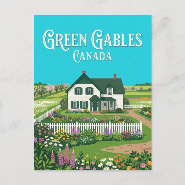 Carte Postale Lieu patrimonial de Green Gables Canada (Devant)