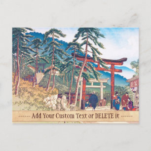 Carte Postale Lieux célèbres de Kyoto - Fushimi Inari paysage
