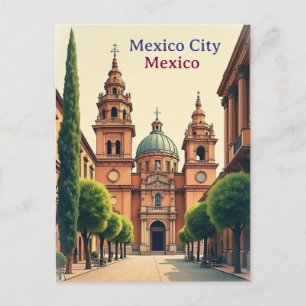 Carte Postale Lieux de voyage célèbres à Mexico City Mexico