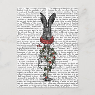 Carte Postale Lièvre de fraise