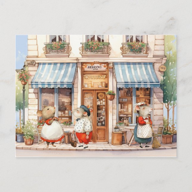 Carte Postale Life in Mice Town - Life As Usual (Devant)