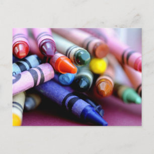 Carte Postale Life is like a box of crayons
