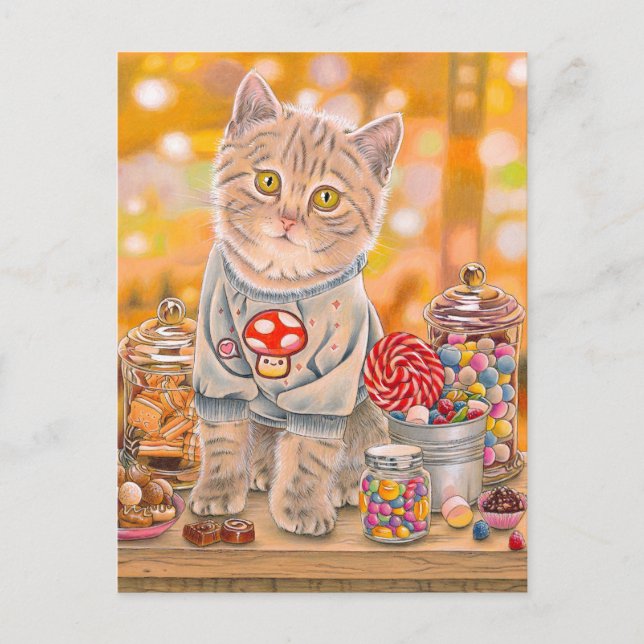 Carte postale "Life Is Sweet" (Devant)