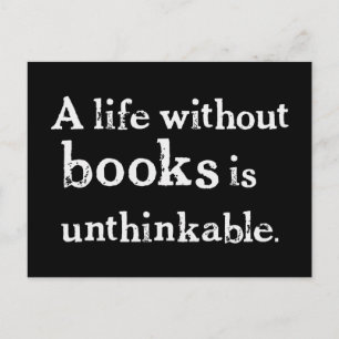 Carte postale Life Without Books