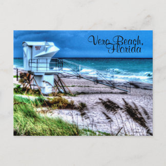 Carte Postale Lifeguard Stand Vero Beach Floride
