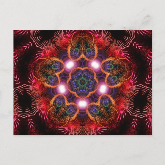 Carte Postale Light Five Fractal Arts (Devant)