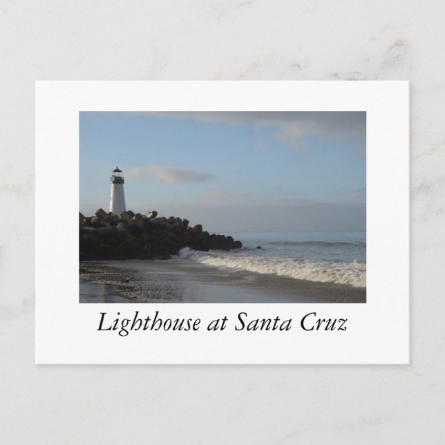 Carte Postale Light House à Père Noël Cruz en Californie (Devant)