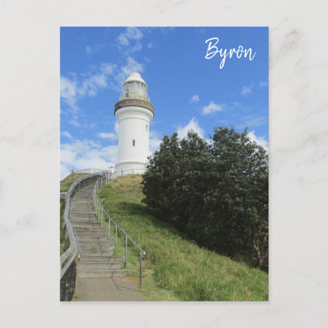 Carte Postale light house byron (Devant)