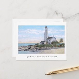 Carte Postale Light House New London CT