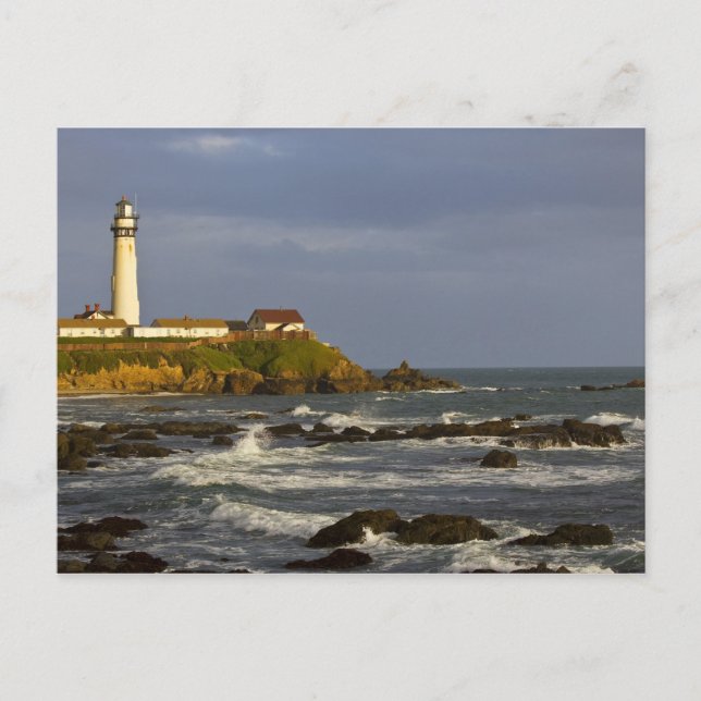 Carte Postale Lighthouse at Pigeon Point State Beach in San 2 (Devant)