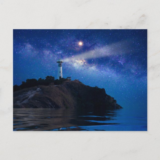 Carte Postale Lighthouses | Starry Night Lighthouse (Devant)