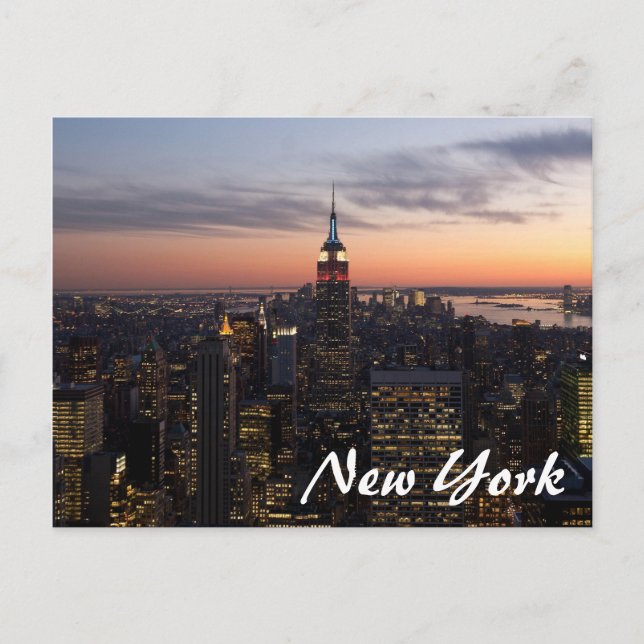 Carte Postale Lights de New York (Devant)