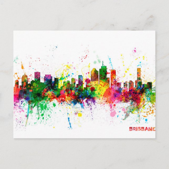 Carte Postale Ligne aérienne australienne de Brisbane (Devant)