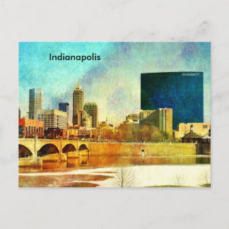 Carte Postale Ligne aérienne d'Indianapolis