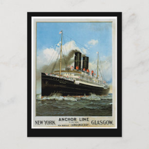 Carte Postale Ligne Ancre