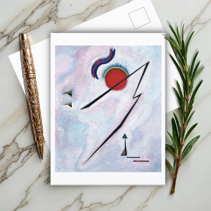 Carte Postale Ligne angulaire par Kandinsky, 1930