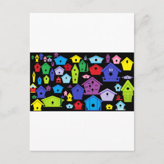 Carte Postale Ligne "Birdhouse Collection"