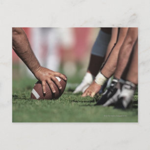Carte Postale Ligne de football de scrimmage